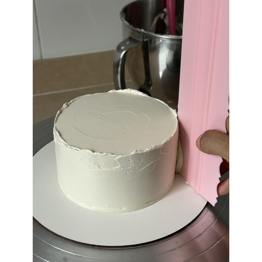 4PCS PP Cake Decorating Comb Set - Cream Scraper Smoother Kit for Buttercream, DIY Baking Tools with Straight/Arc/Tooth Design